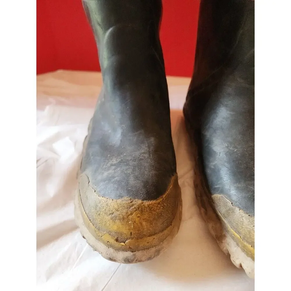 Servus Fire Firefighter Boots 9 Wide Steel Toe Insulated Union USA Model #72S4